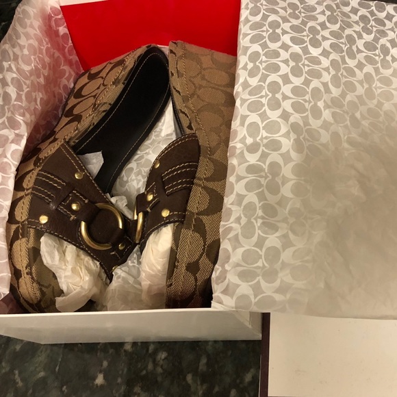 Coach Slip-On Wedges - Picture 2 of 4